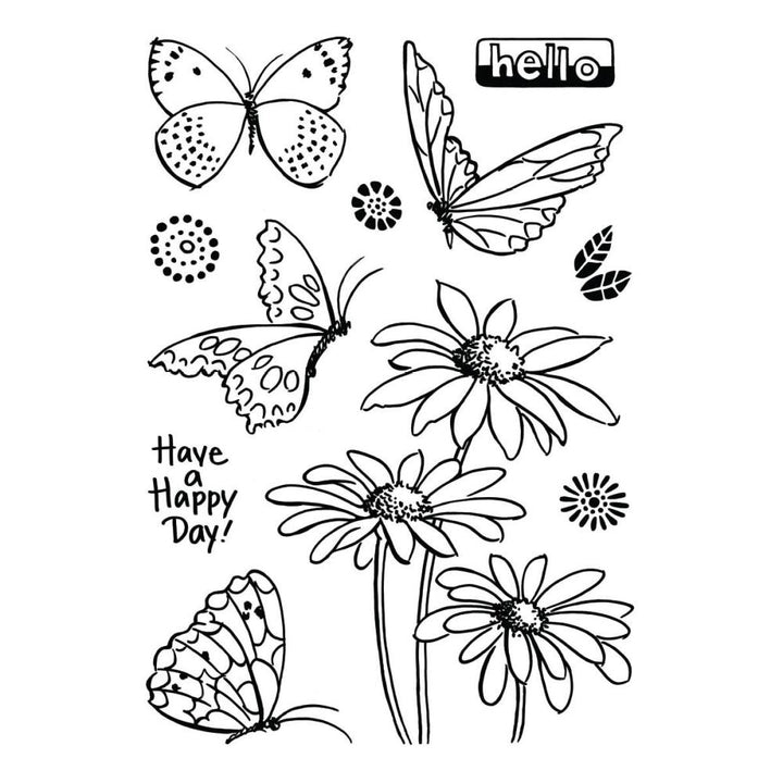 Stampendous Clear Stamps: Hello Butterfly (STP194)
