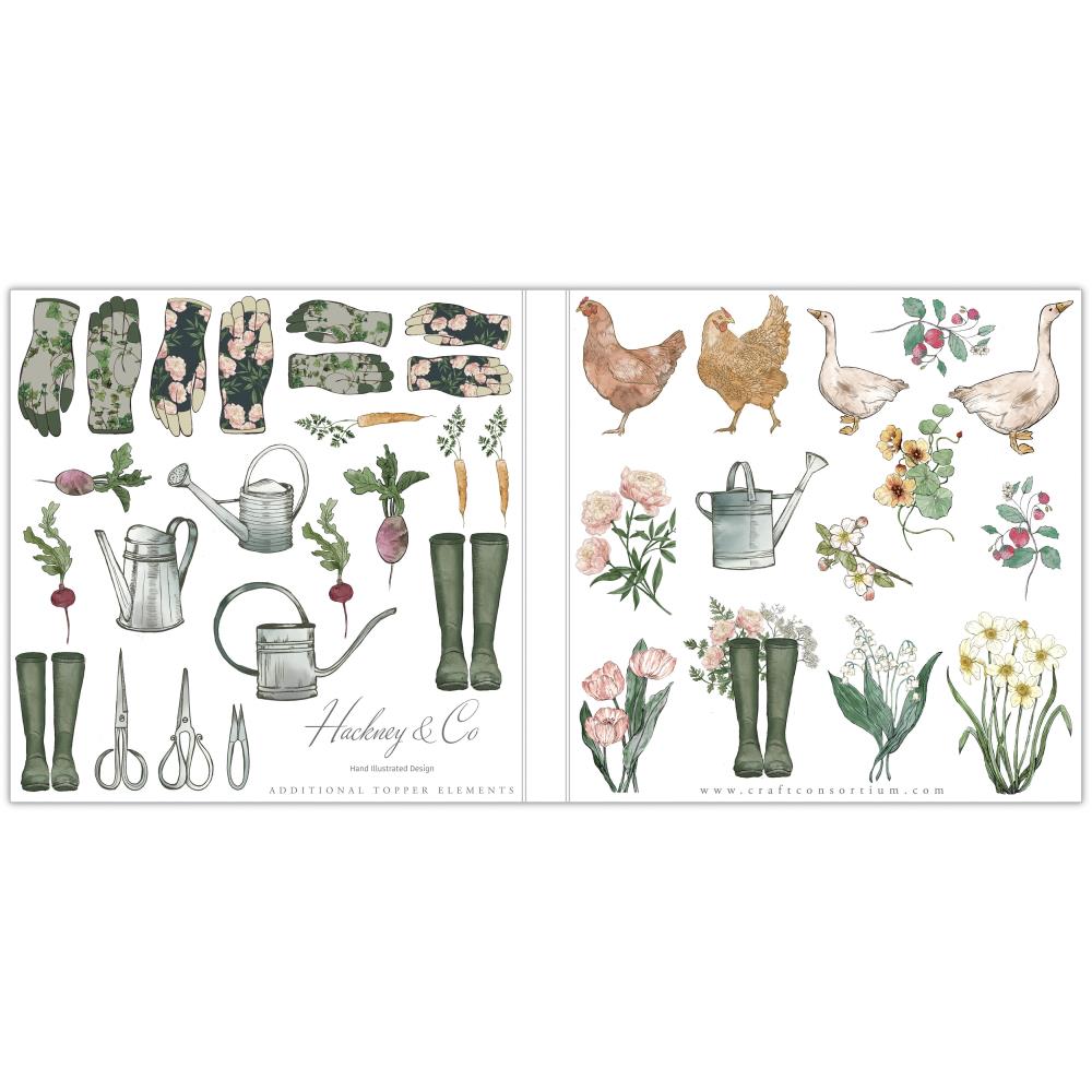 Craft Consortium Gardeners Delight 6"x6" Double-Sided Paper Pad (PAD035B)
