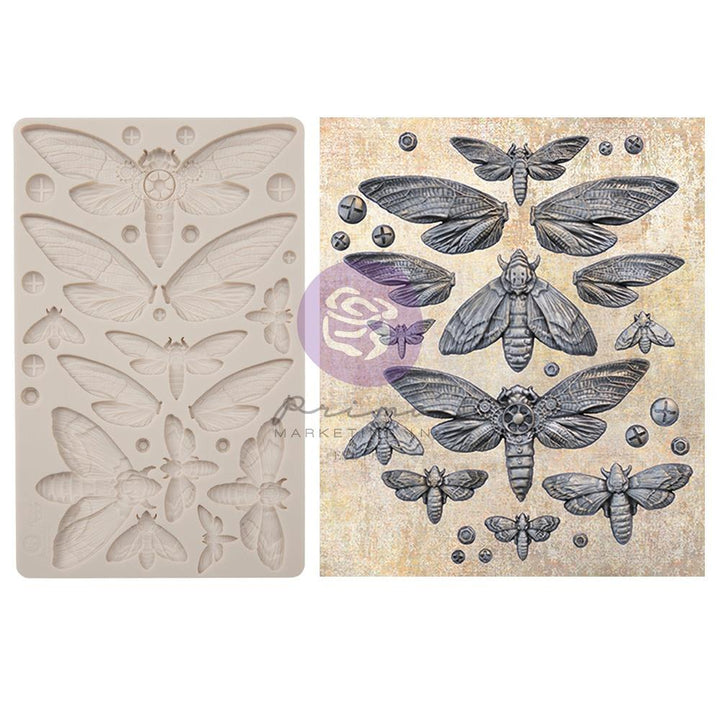 Prima Marketing Finnabair 5"x8" Decor Mould: Nocturnal Insects (969417)