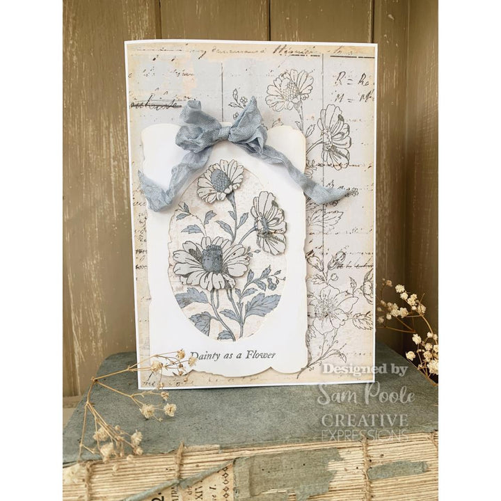 Creative Expressions 6"X4" Clear Stamp Set: Flower Set, by Sam Poole (CEC1018)