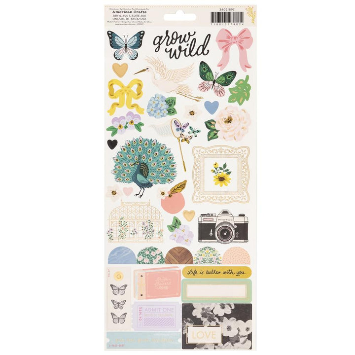 Maggie Holmes Woodland Grove 6"X12" Cardstock Stickers (MH021897)