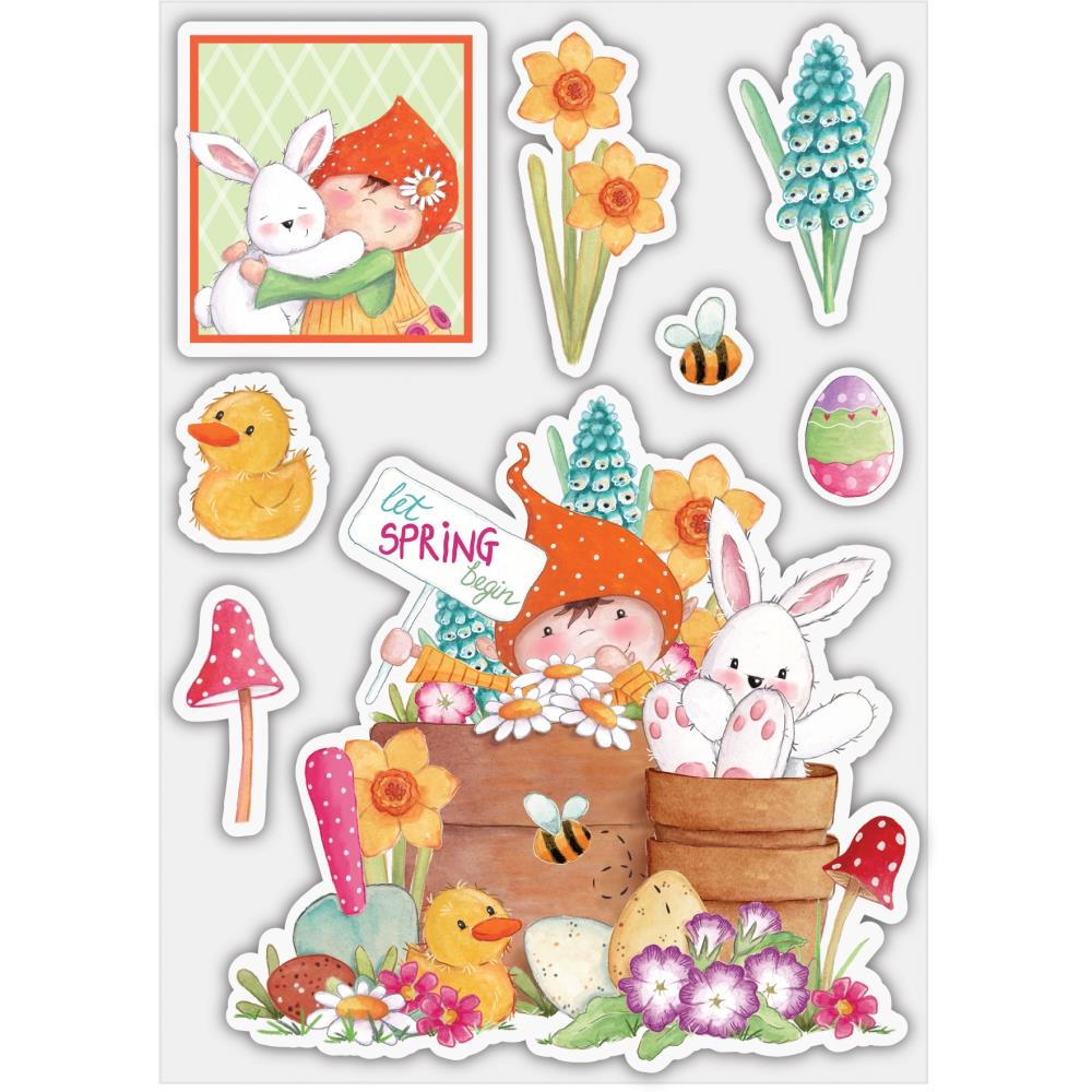 Craft Consortium Let Spring Begin Clear Stamps (CSTMP086)