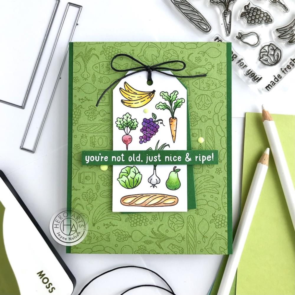 Hero Arts 3"X4" Cling Stamp: Farmer's Market Icons (HACM691)
