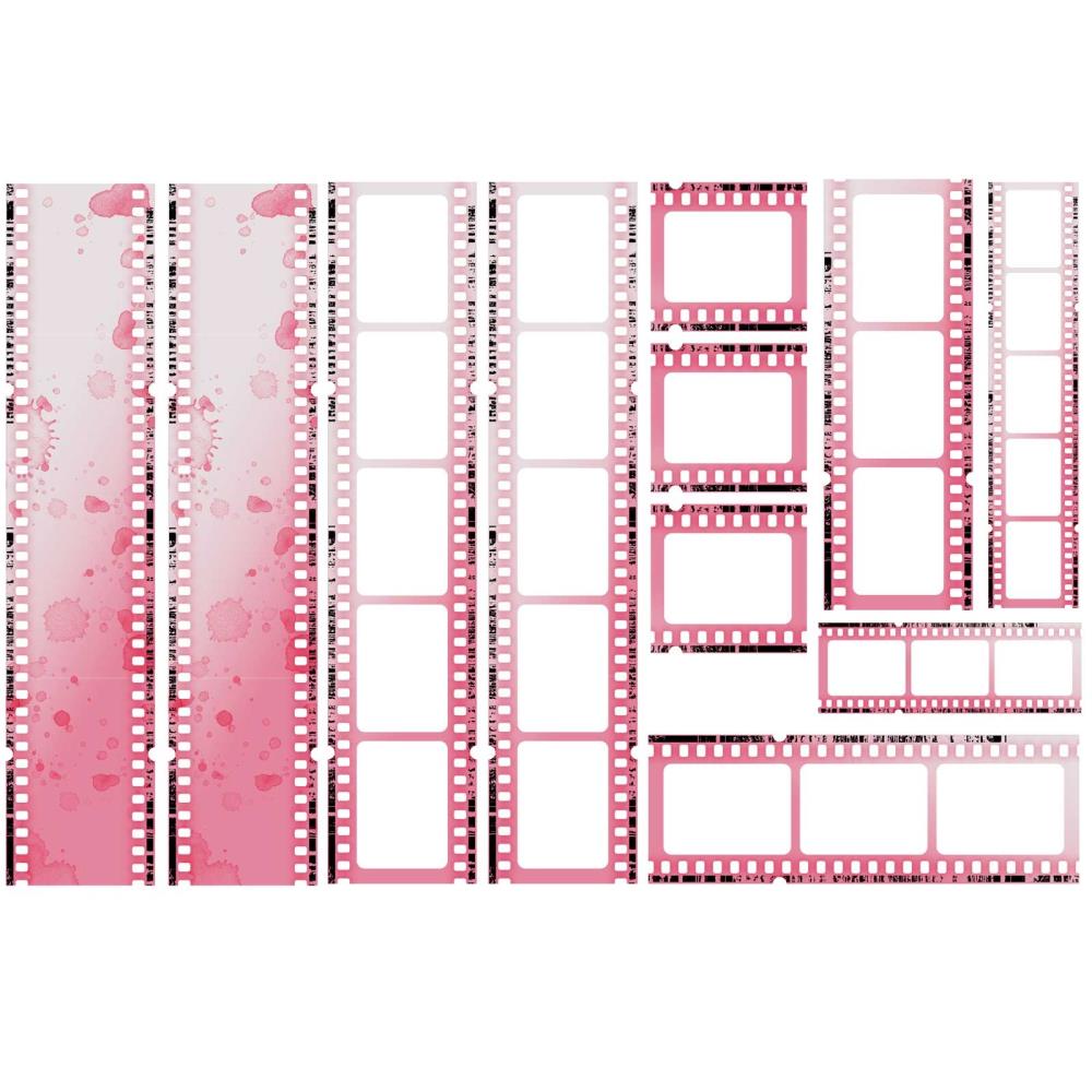 49 and Market Color Swatch: Blossom Acetate Filmstrips (CSB40148)