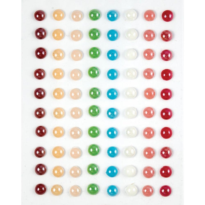 Craft Consortium Candy Christmas Adhesive Enamel Dots, 80/Pkg (CADOT025)