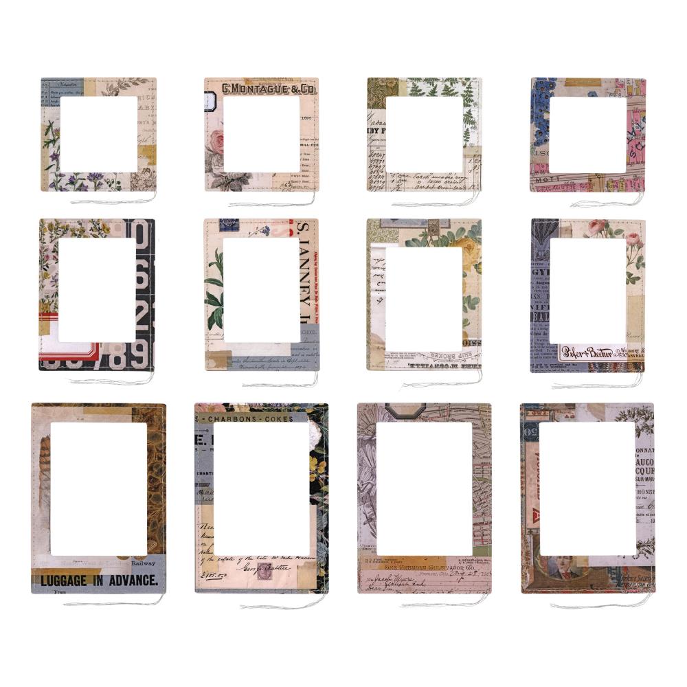 Tim Holtz Idea-Ology Layer Frames: Collage 12/Pkg (TH94318)