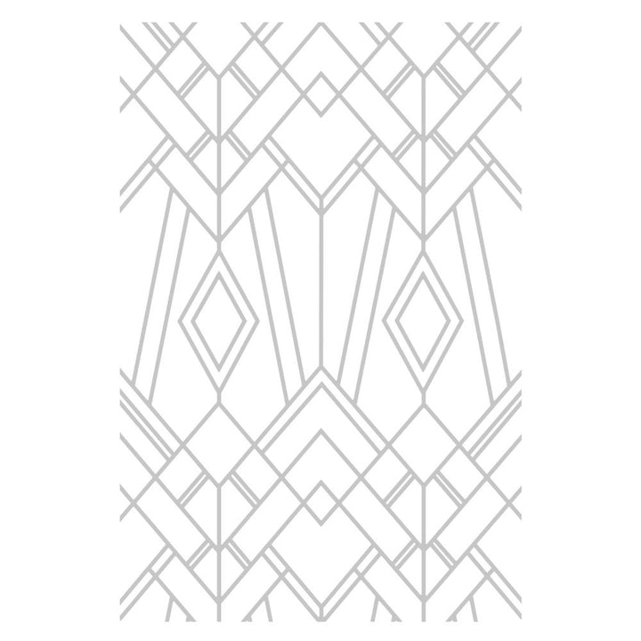 Sizzix Multi-Level Textured Impressions Embossing Folder: Geo Diamonds, by Lisa Jones (665748)