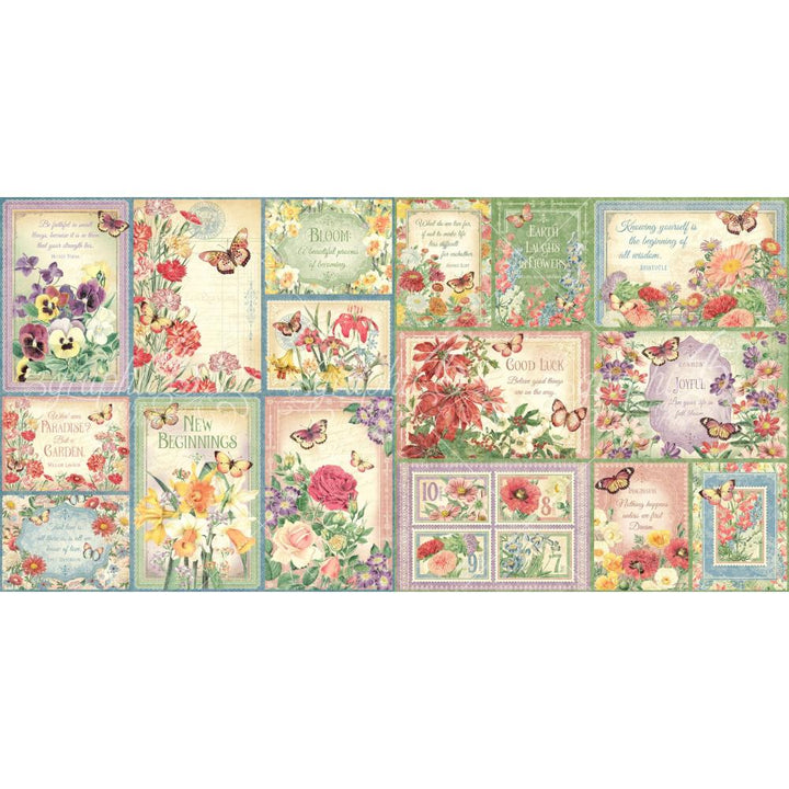 Graphic 45 Flower Market Journaling Cards (G4502561)