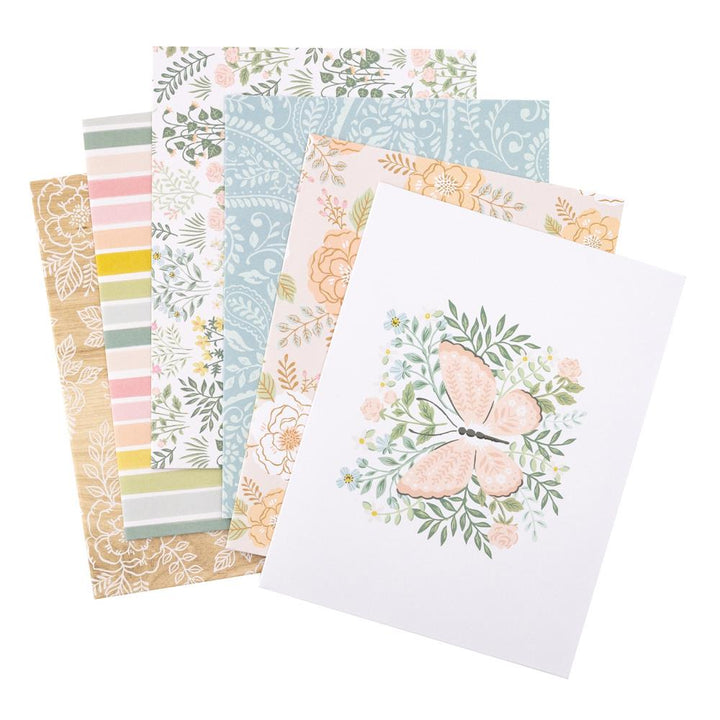 Crate Paper Gingham Garden A2 Cards W/Envelopes, 40/Box (CP014026)
