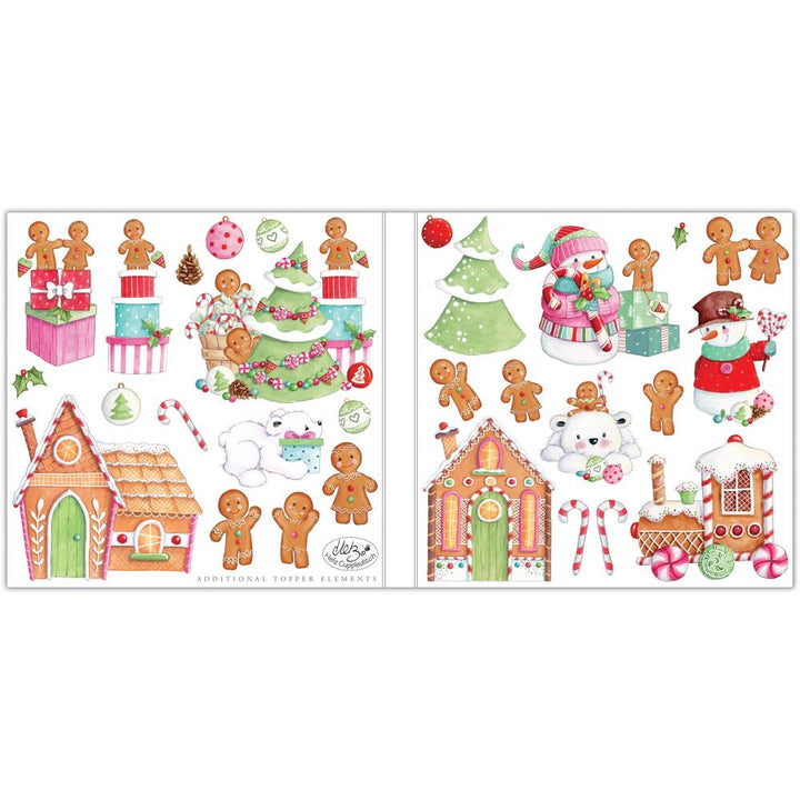 Craft Consortium Candy Christmas 6"x6" Double Sided Paper Pad (PAD037B)