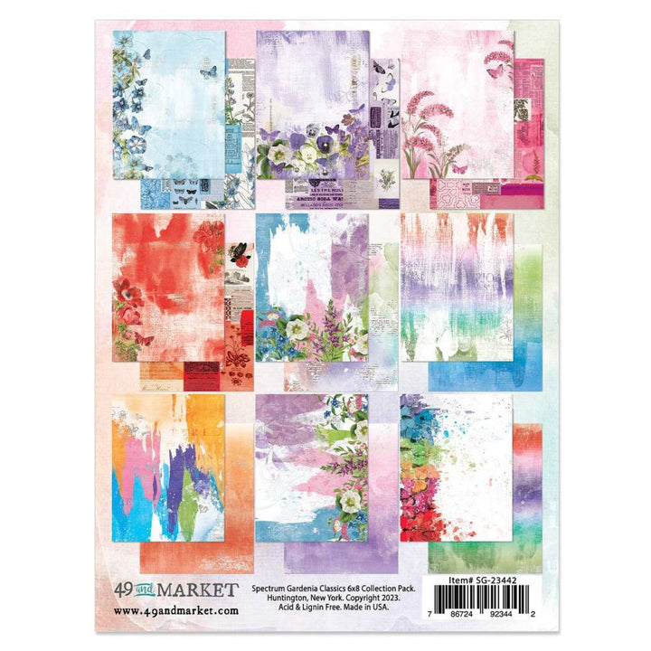 49 and Market Spectrum Gardenia 6"X8" Collection Pack: Classics (SG23442)