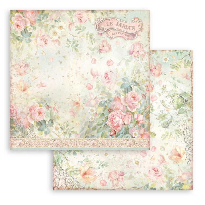 Stamperia Rose Parfum 8"x8" Double Sided Paper Pad (SBBS73)