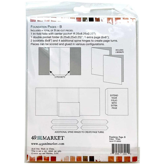 49 and Market Memory Journal Foundations Pages B: Black (49FPB39081)