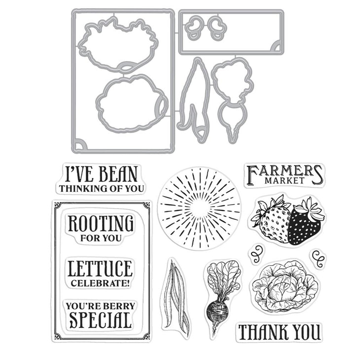 Hero Arts Stamp & Cut: Produce Labels (HADC302)