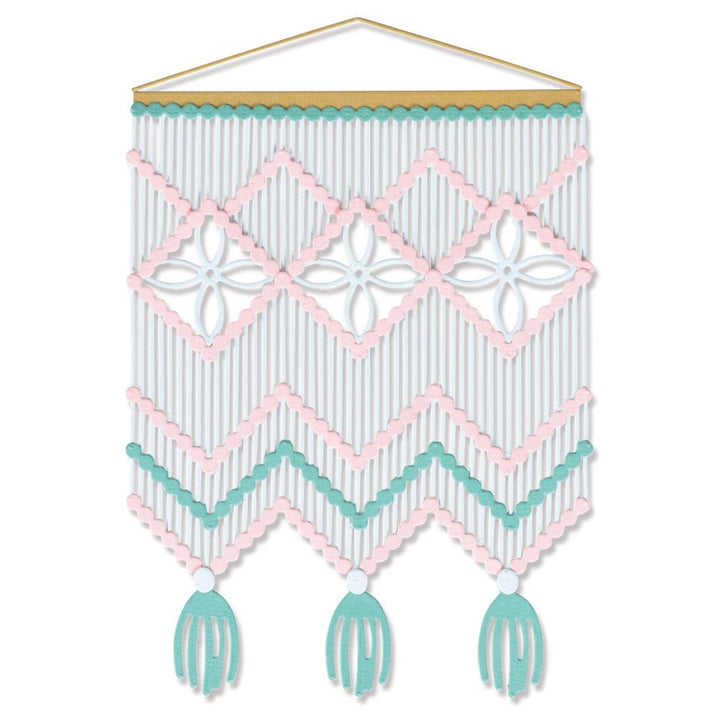 Sizzix Thinlits Dies: Macrame Card Front, by Olivia Rose (665892)