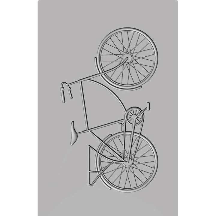Sizzix 3D Impresslits Embossing Folder: Bicycle, By Kath Breen (666215)