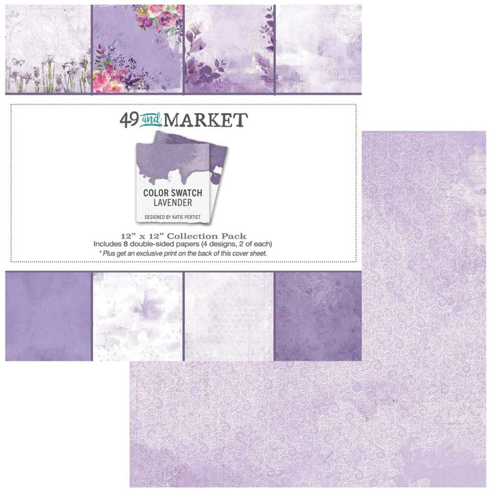 49 and Market Color Swatch: Lavender 12"X12" Collection Pack (CSL41404)