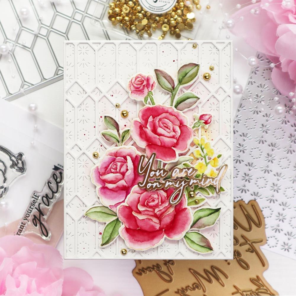 Pinkfresh Studio 6"x8" Clear Stamps: Grant Your Grace (PF151622)