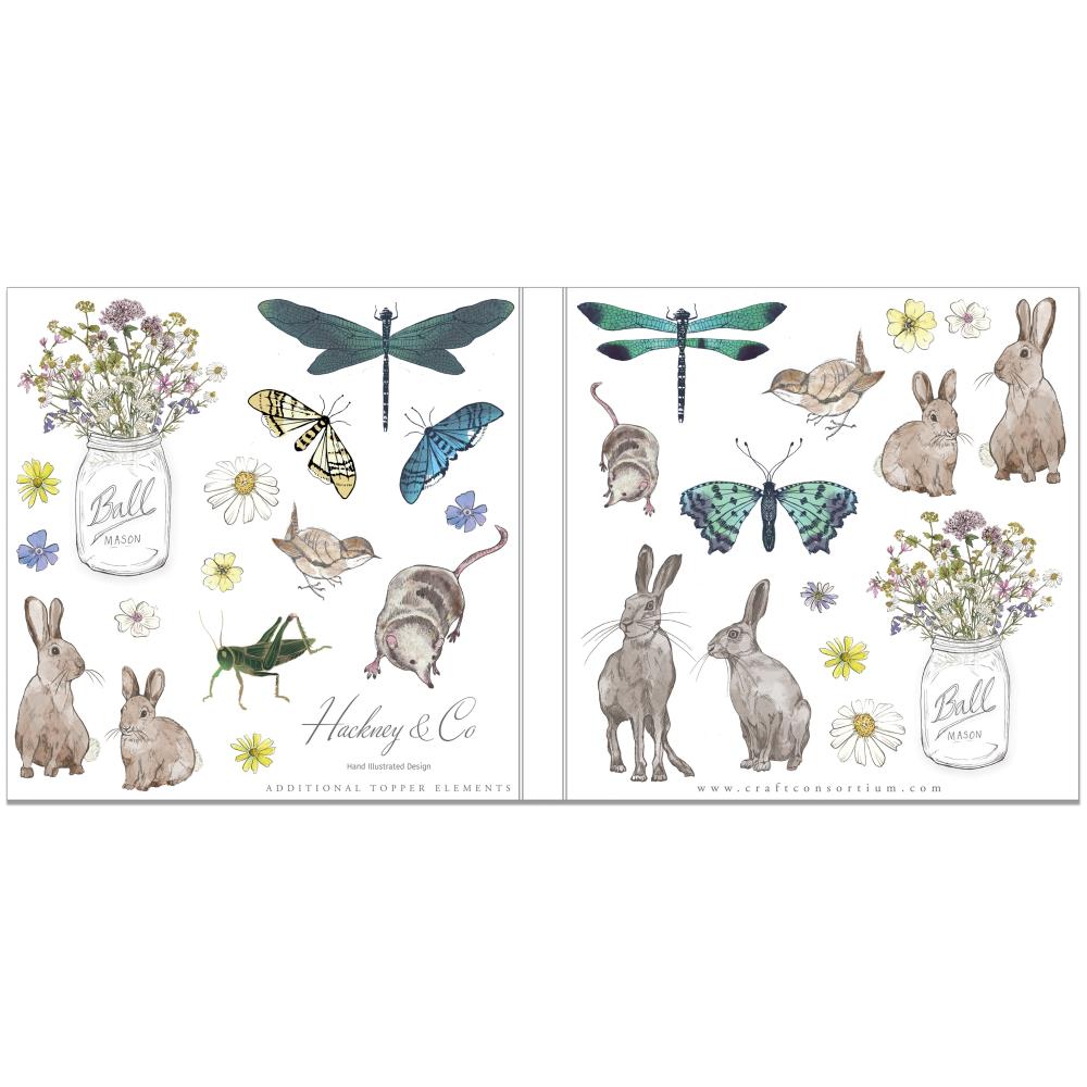 Craft Consortium Wildflower Meadow 12"x12" Double Sided Paper Pad (PAD033)