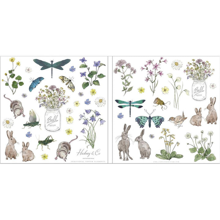 Craft Consortium Wildflower Meadow 12"x12" Double Sided Paper Pad (PAD033)