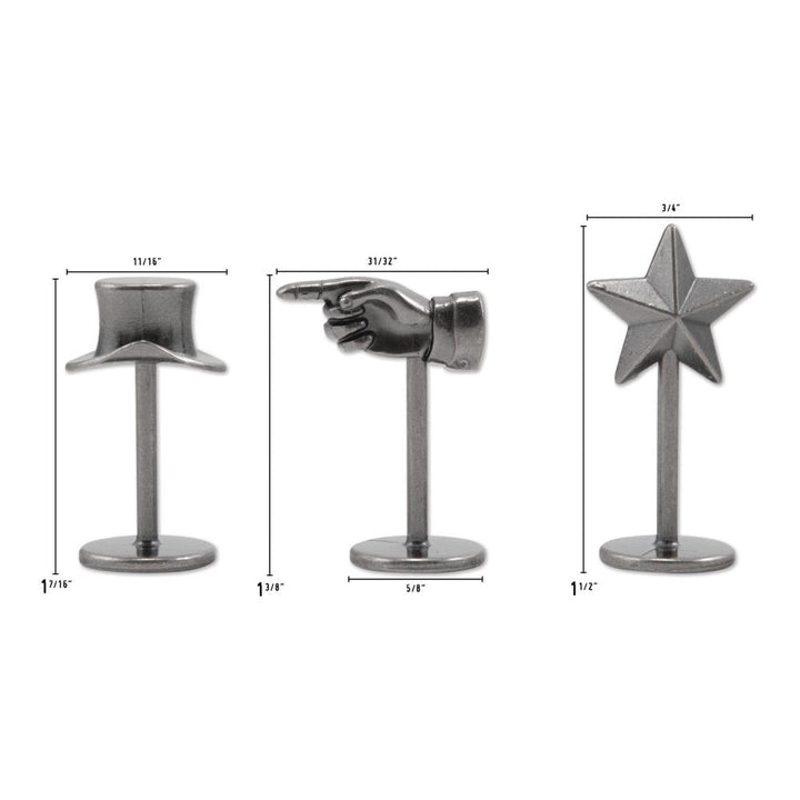 Tim Holtz Idea-Ology Metal Adornments: Figure Stands, 3/Pkg (TH94306)