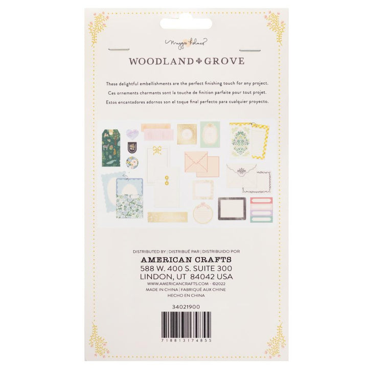 Maggie Holmes Woodland Grove Stationery Pack: W/Gold Foil (MH021900)