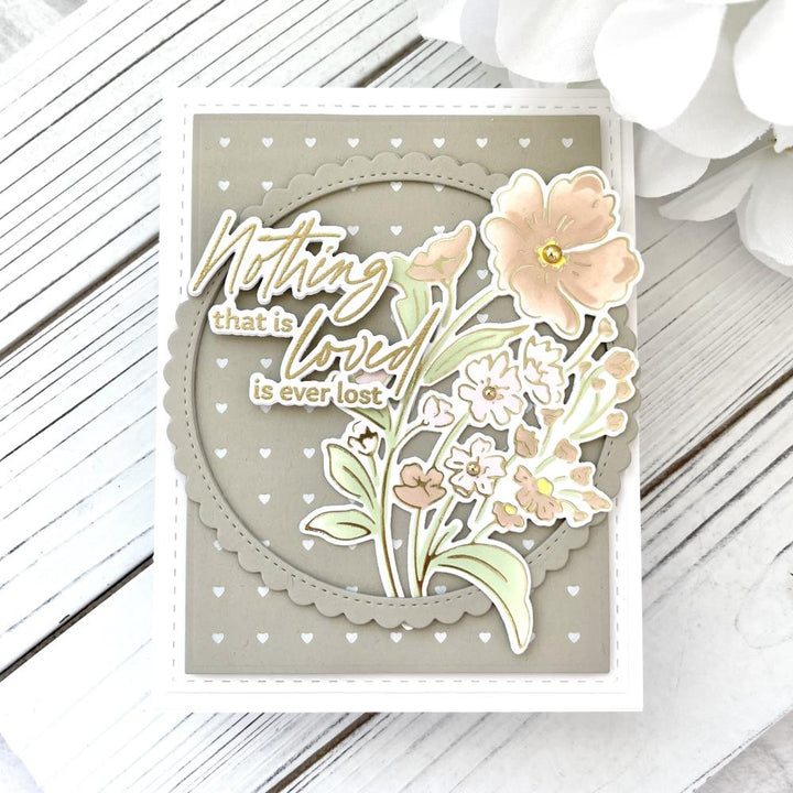 Pinkfresh Studio Hot Foil Plate: With Sympathy (PF181922)