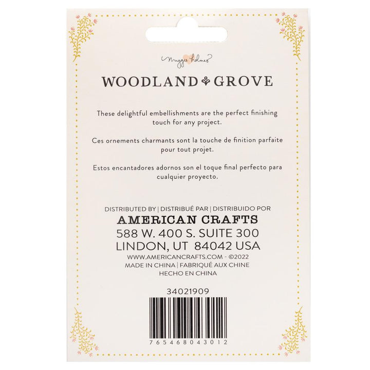 Maggie Holmes Woodland Grove Bow Clips, 4/Pkg (MH021909)