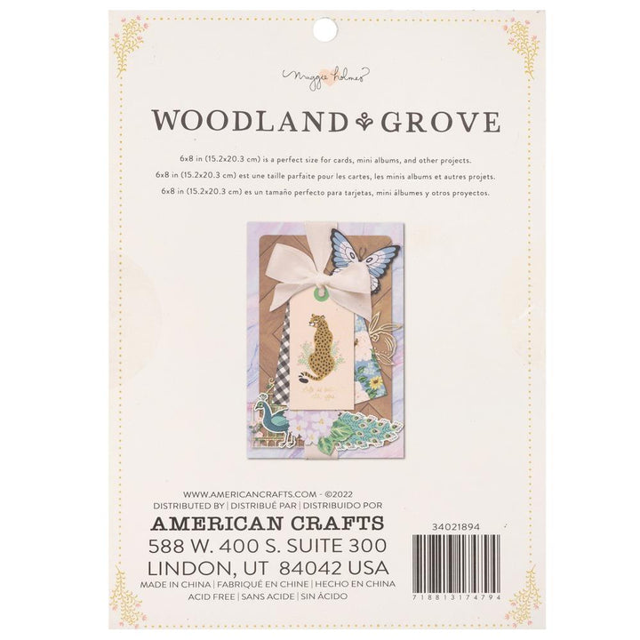 Maggie Holmes Woodland Grove 6"X8" Single-Sided Paper Pad, 36/Pkg (MH021894)