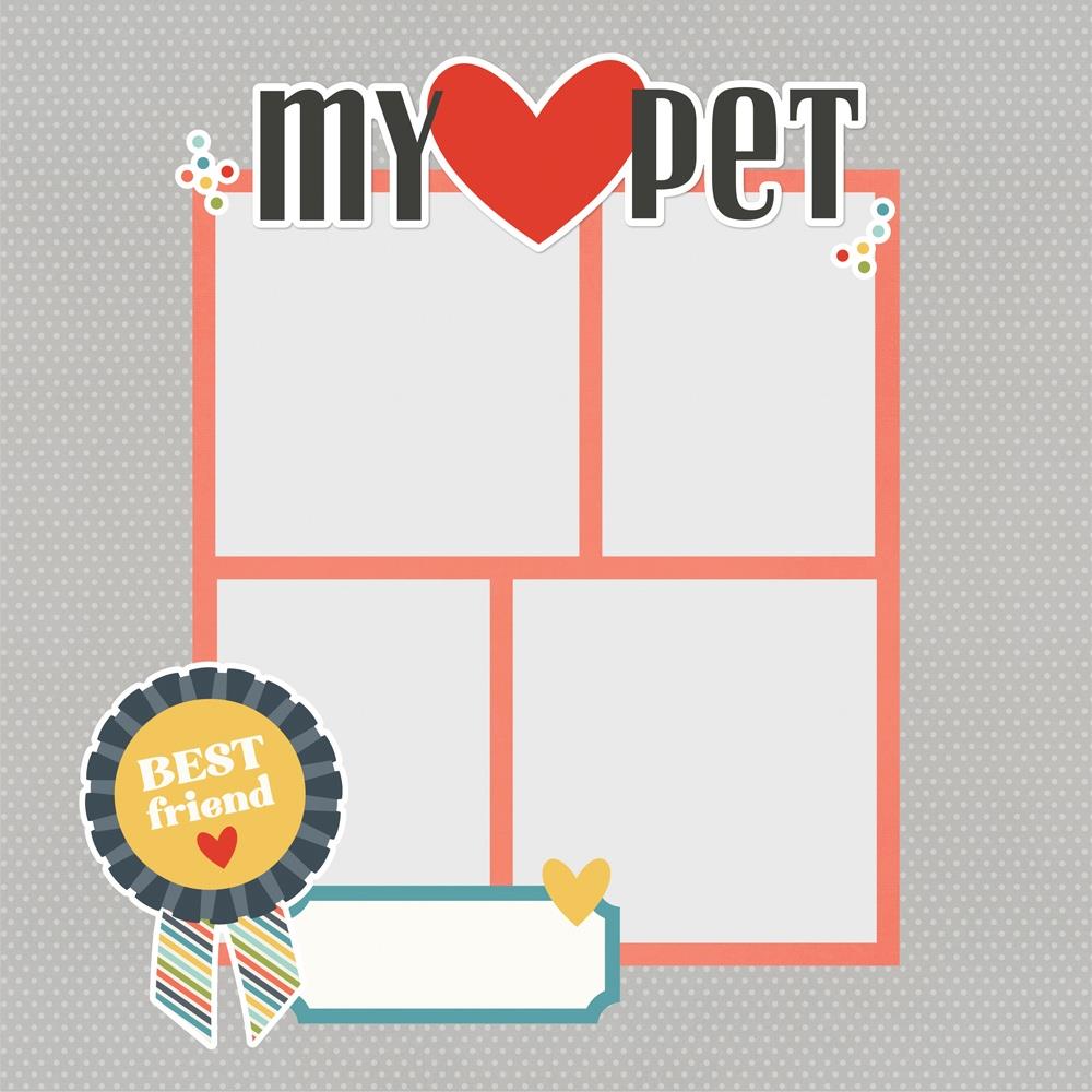 Simple Stories Pet Shoppe Simple Pages Page Pieces (PET19215)