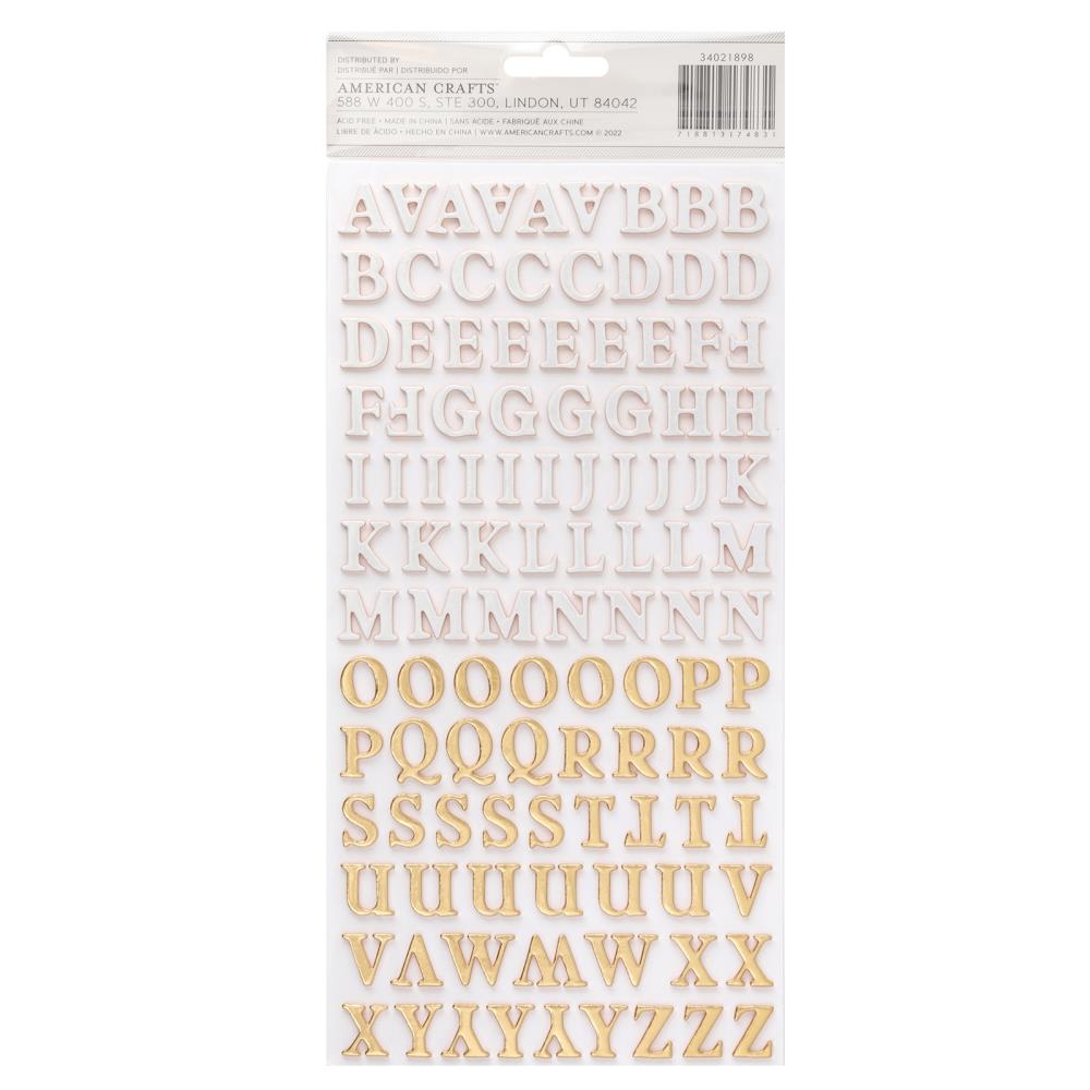 Maggie Holmes Woodland Grove Thickers Stickers: Shimmers Alpha, 216/Pkg (MH021898)