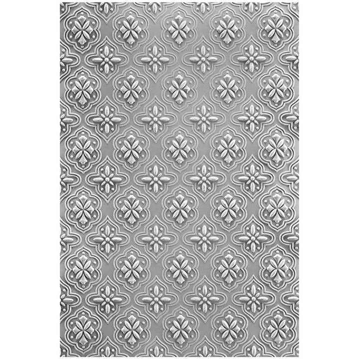 Spellbinders 5.5"x8" 3D Embossing Folder: Tile Reflection (E3D049)