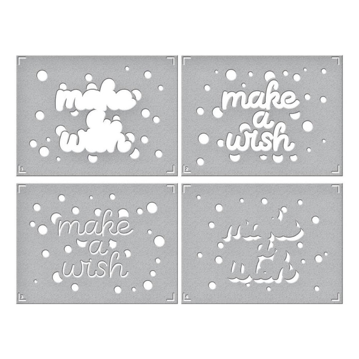 Spellbinders Stencil: Layered Make A Wish Confetti (STN 53)