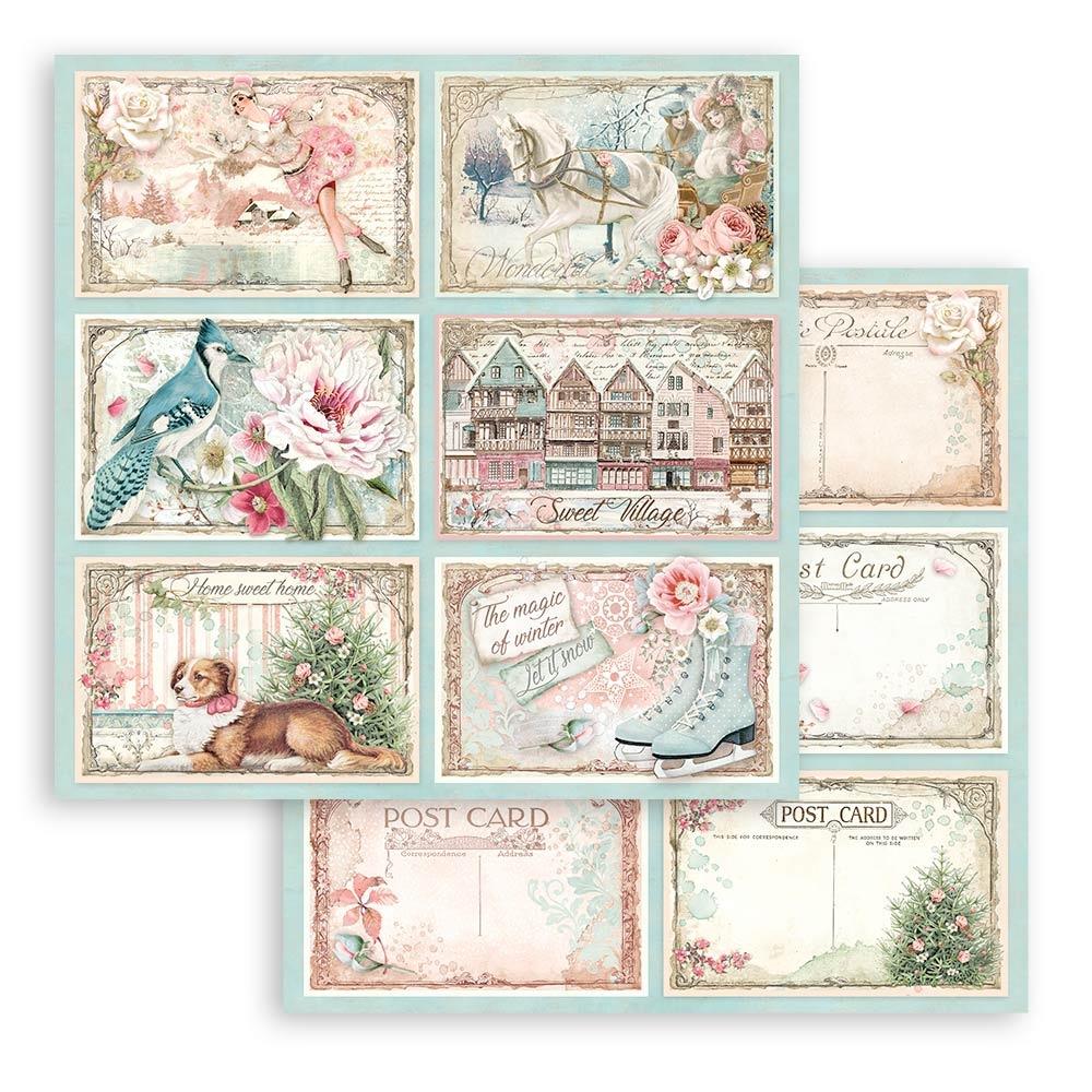 Stamperia Sweet Winter 12"x12" Double Sided Paper Pad (SBBL122)
