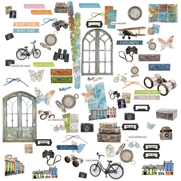 49 and Market Vintage Artistry Everywhere Elements Laser Cut Outs (VAE40711)