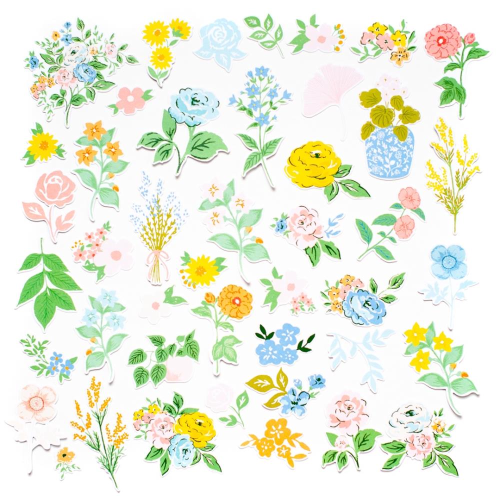 Pinkfresh Studio Flower Market Floral Cardstock Die-Cuts (PFFM5823)