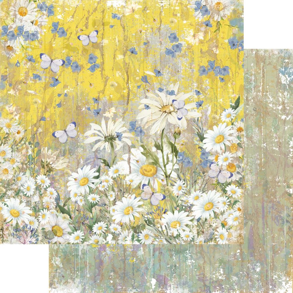 Crafter's Companion Nature's Garden Delightful Daisies 12"x12" Double-Sided Paper Pad, 36/Pkg (DDPAD12)