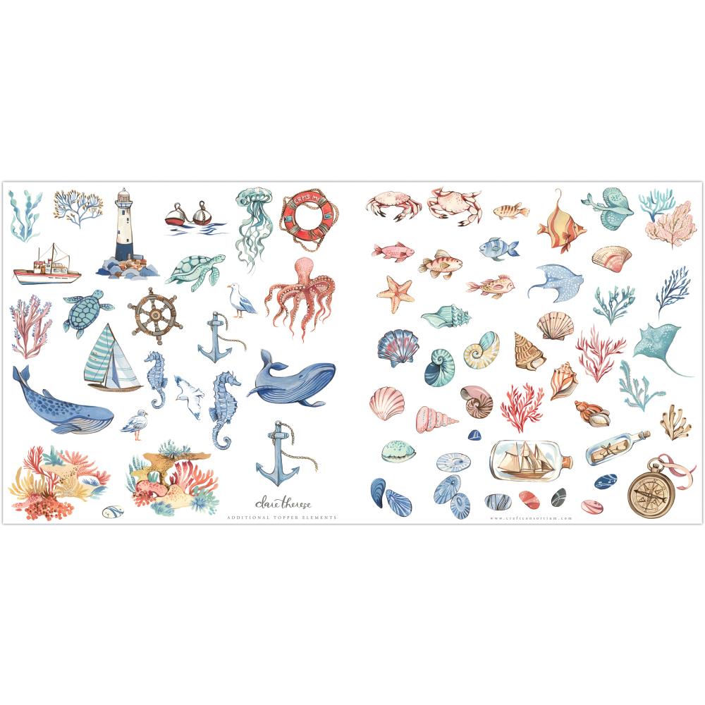 Craft Consortium Ocean Tale 12"x12" Double Sided Paper Pad (PAD034)