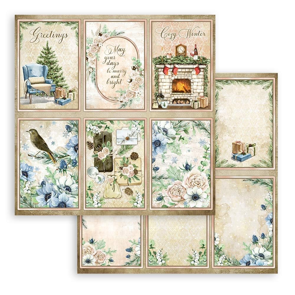 Stamperia Cozy Winter 12"x12" Double Sided Paper Pad (SBBL120)