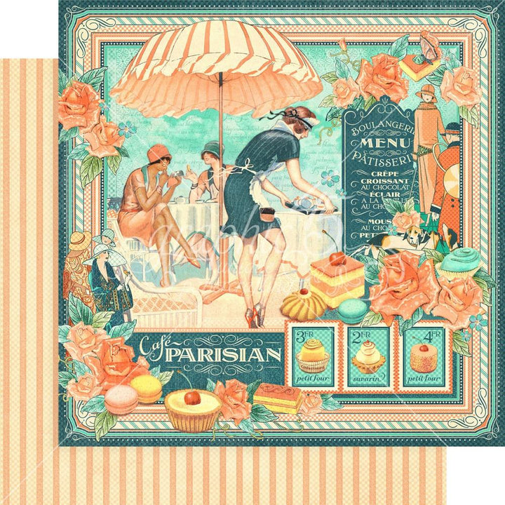 Graphic 45 Cafe Parisian 12"x12" Deluxe Collector's Essentials Pack (G4502534)