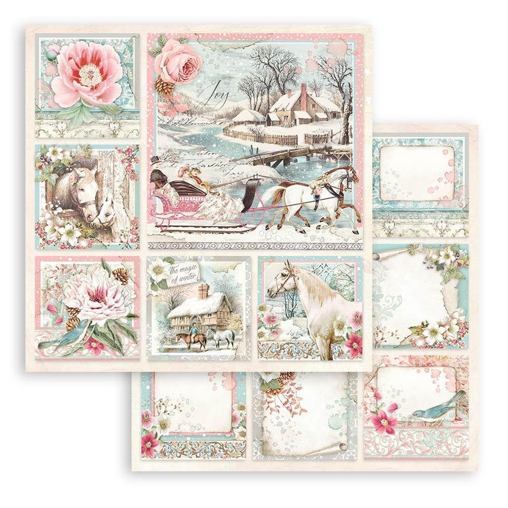 Stamperia Sweet Winter 12"x12" Double Sided Paper Pad (SBBL122)