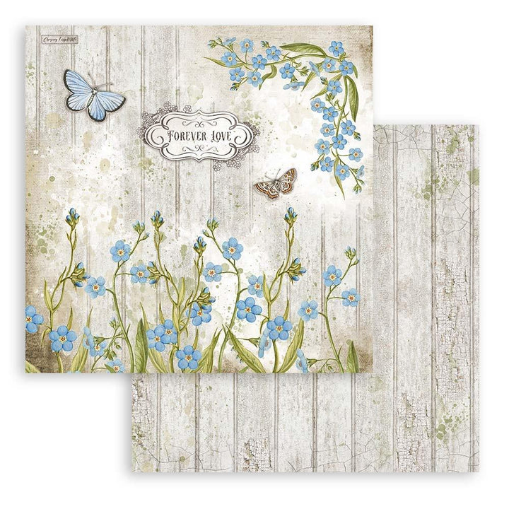 Stamperia Romantic Garden House 12"x12" Double-Sided Paper Pad (SBBL102)