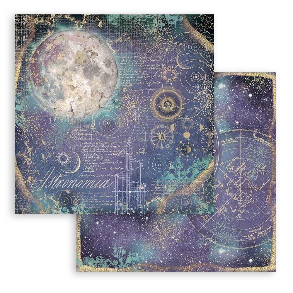 Stamperia Cosmos Infinity 12"x12" Double Sided Paper Pad: Backgrounds (SBBL123)