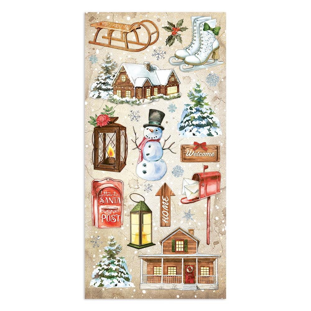 Stamperia Home For The Holidays 6"x12" Double Sided Paper Pad (SBBV20)