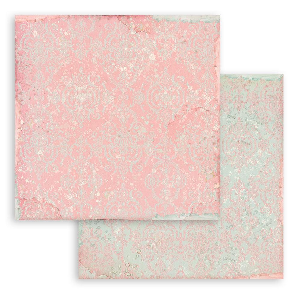 Stamperia Rose Parfum 8"x8" Double Sided Paper Pad: Backgrounds (SBBS74)