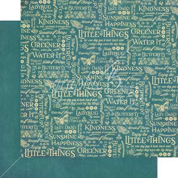 Graphic 45 Little Things 12"x12" Double Sided Paper Pad: Patterns and Solids (G4502528)
