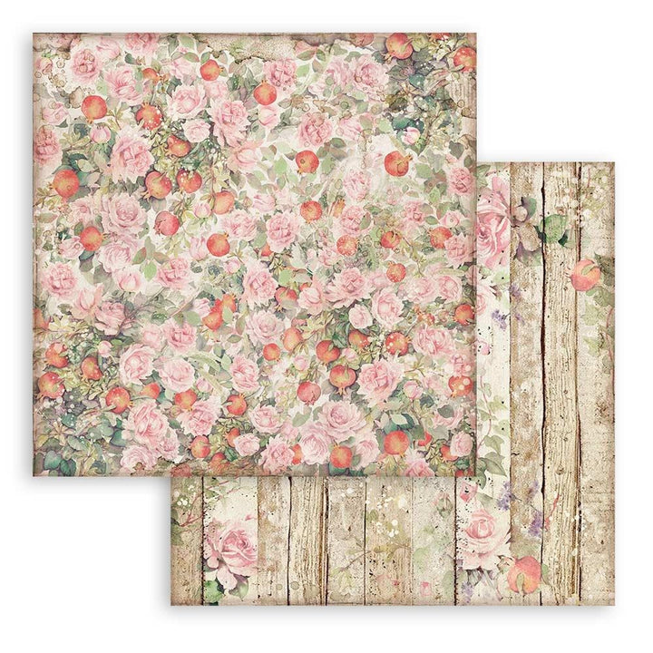 Stamperia Casa Granada 12"x12" Double Sided Paper Pad: Backgrounds (SBBL108)