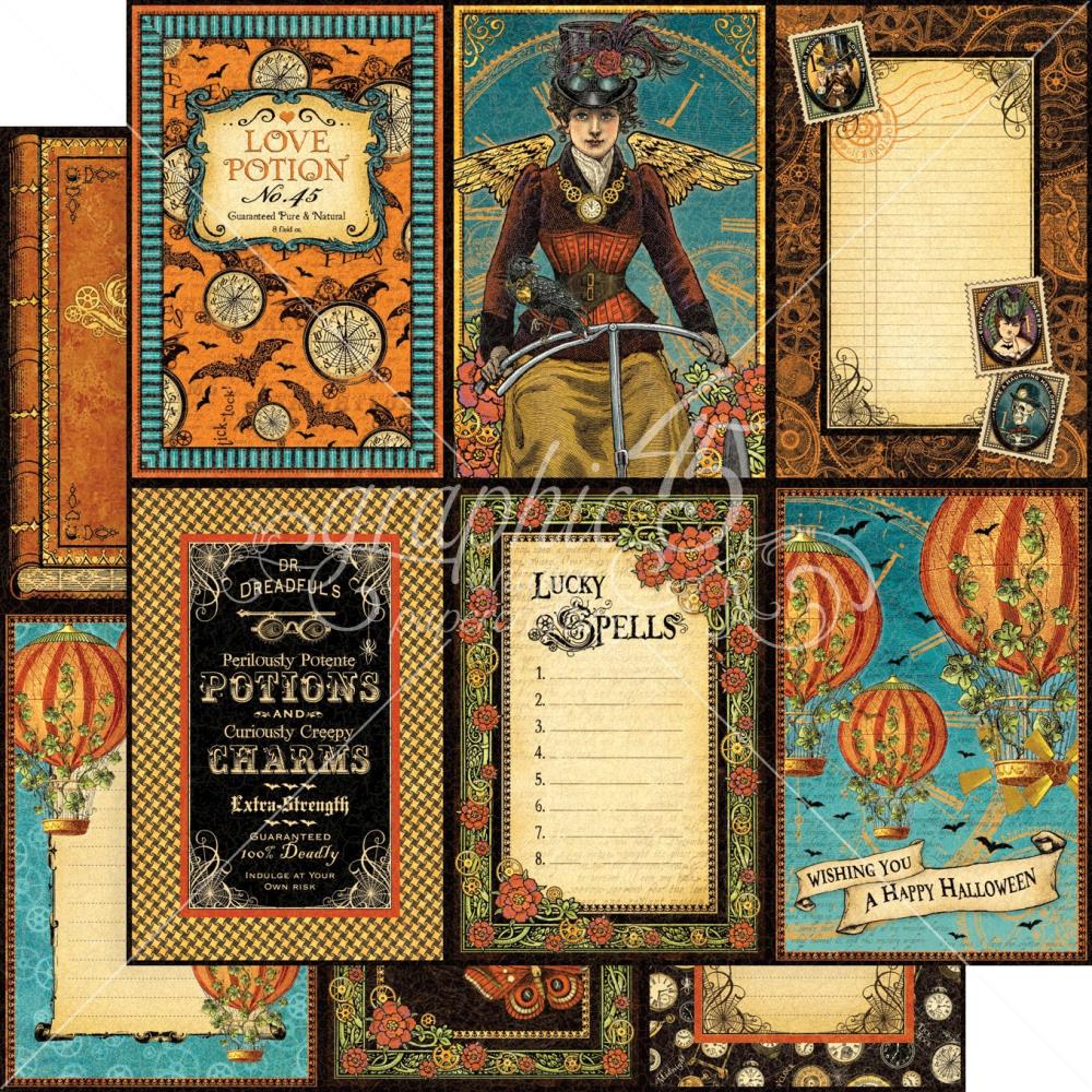 Graphic 45 Steampunk Spells 12"x12" Deluxe Collector's Pack (G4502478)
