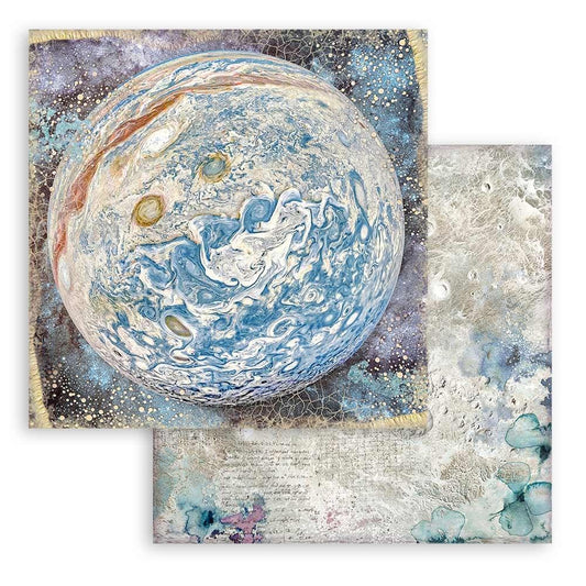 Stamperia Cosmos Infinity 8"x8" Double Sided Paper Pad: Backgrounds (SBBS71)