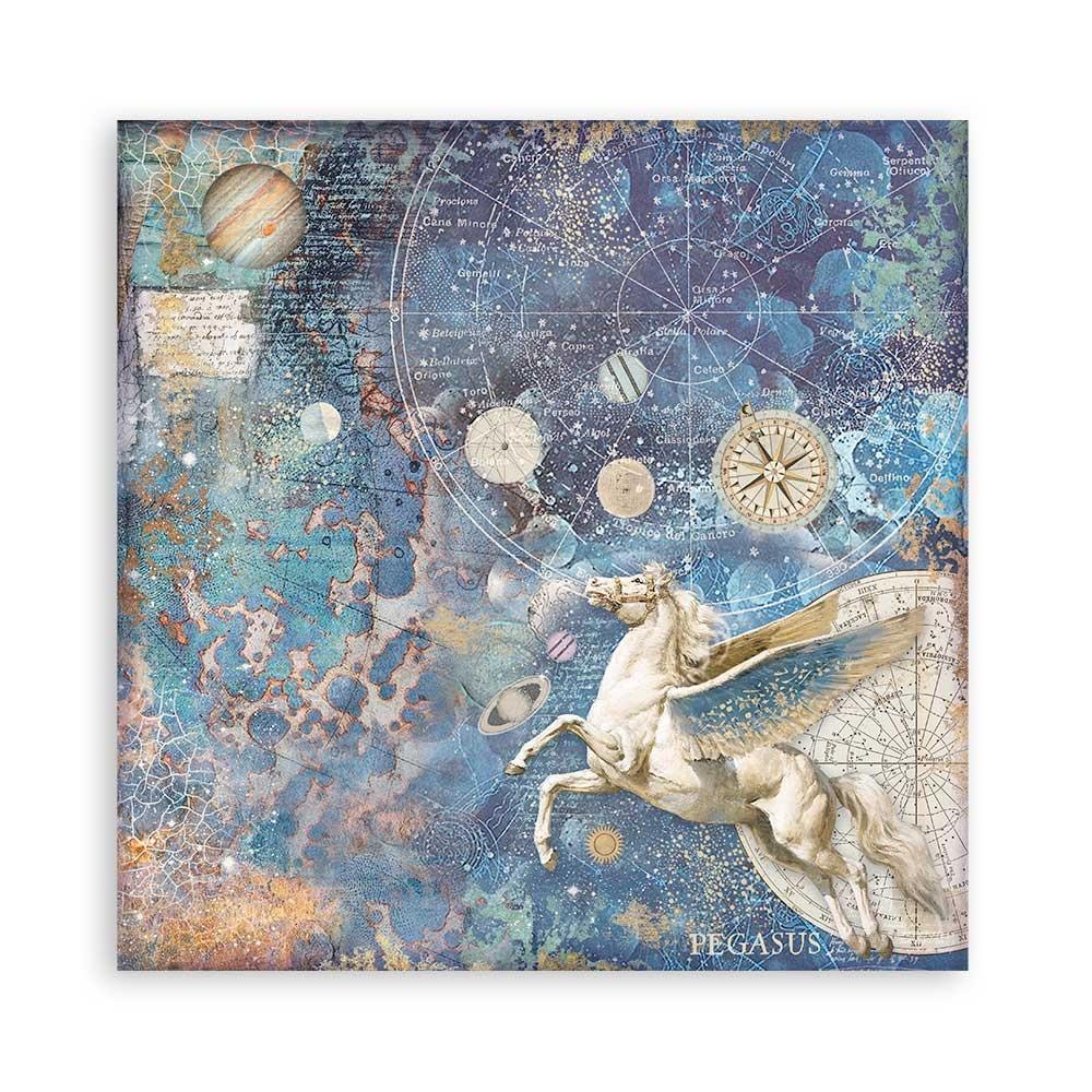 Stamperia Cosmos Infinity 12"x12" Double Sided Paper Pad: Backgrounds (SBBL123)
